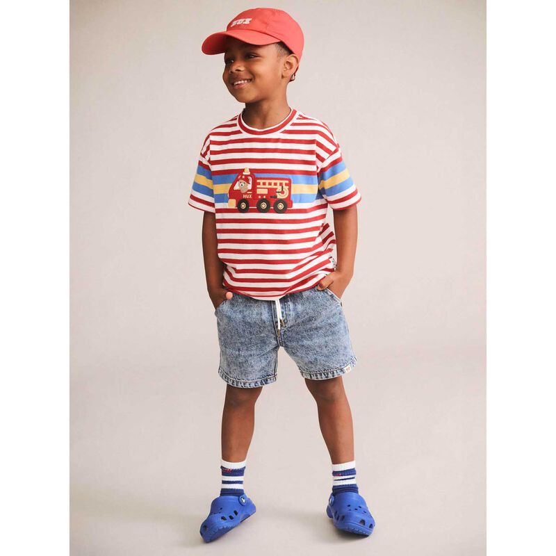 Huxbaby Fireman Stripe Tee 3-4Y image number 1